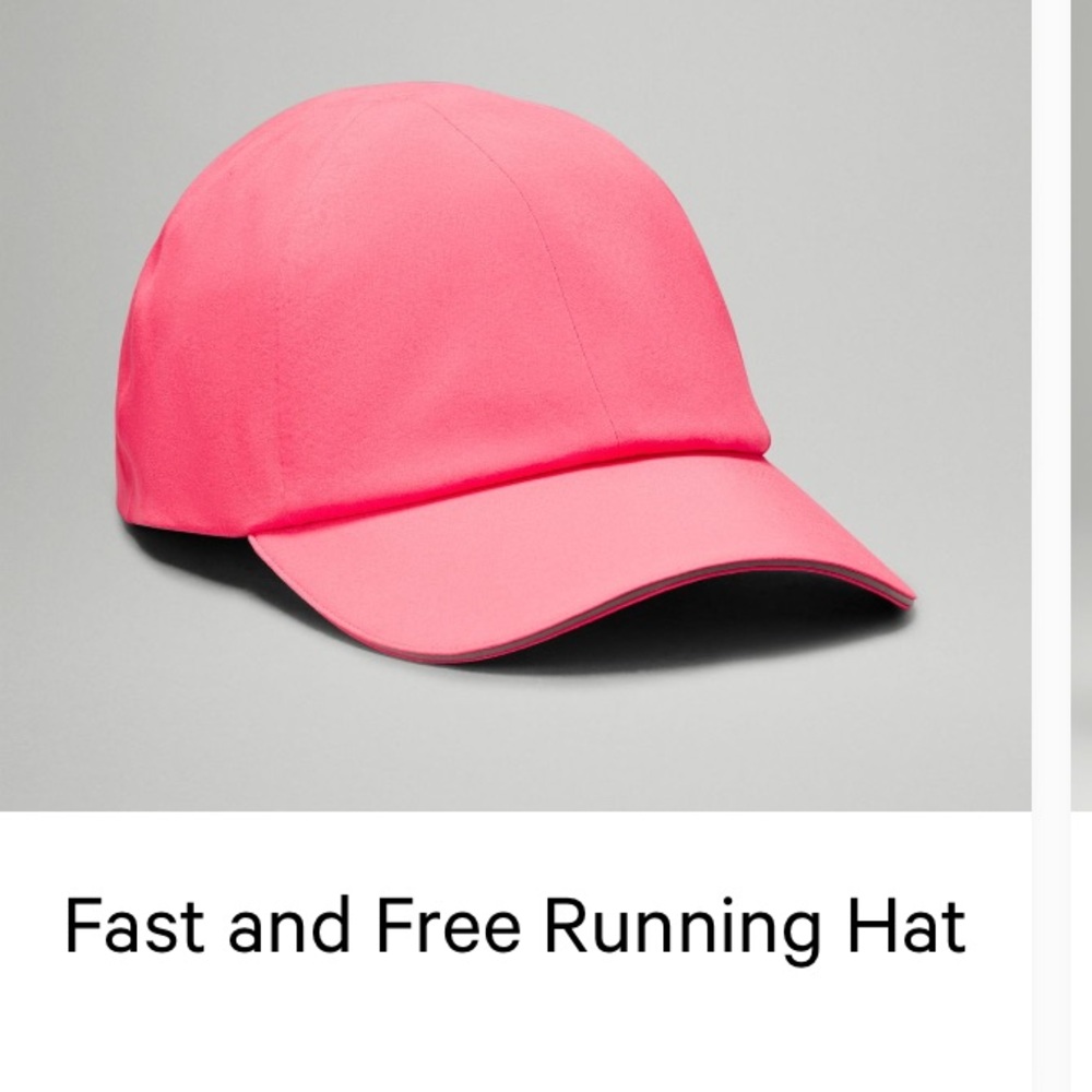 Lululemon fast and free running hat